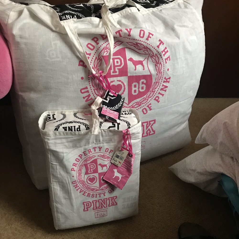 Vs pink bedding